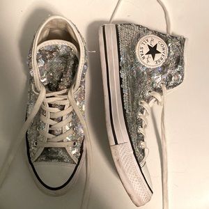 Womens sparkly converse